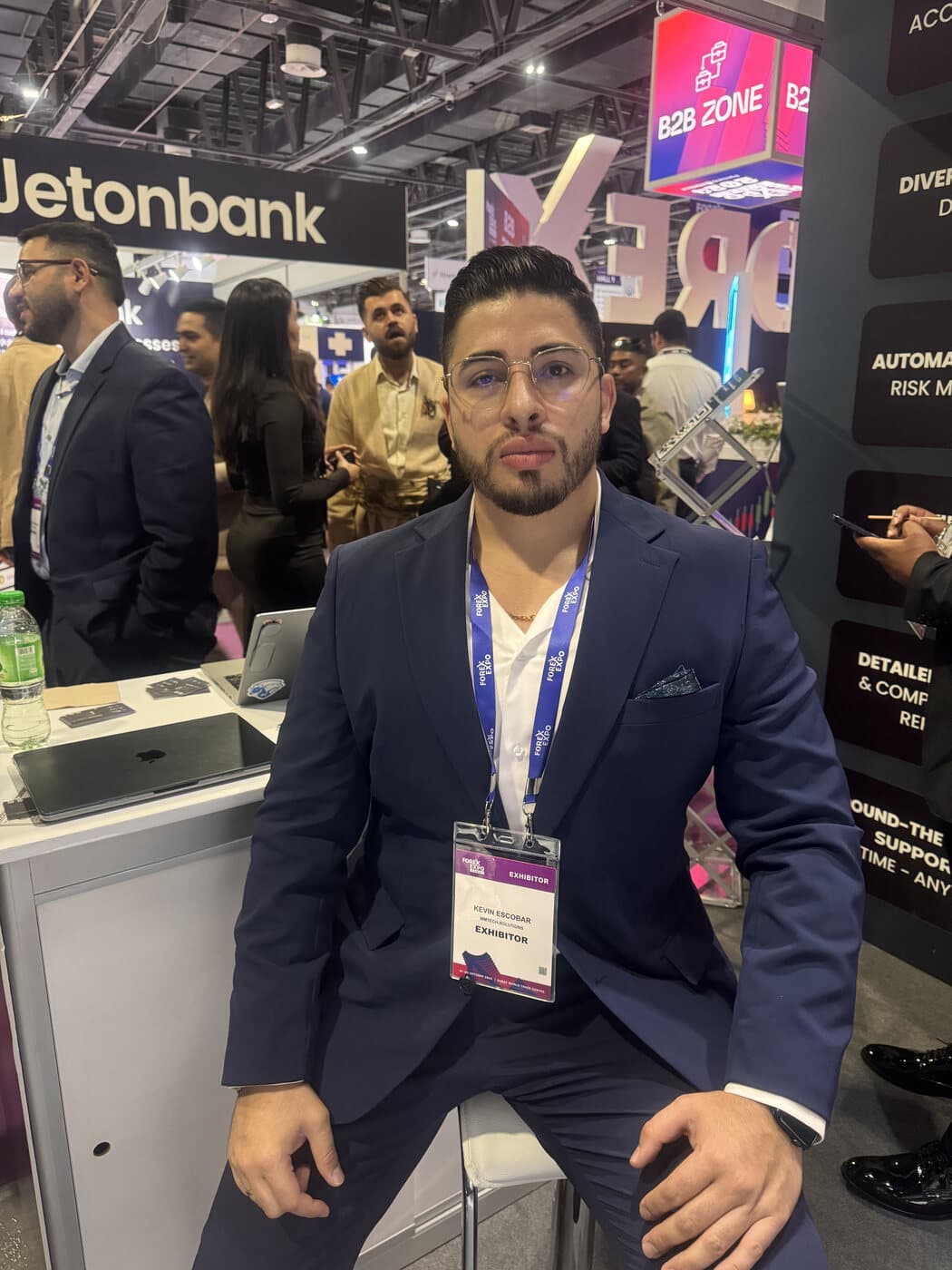 Representante Horizon Consulting en FOREX EXPO Dubai